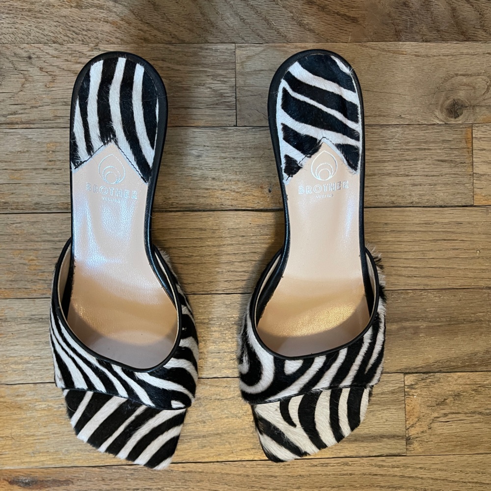 Brother Vellies Zebra Mules